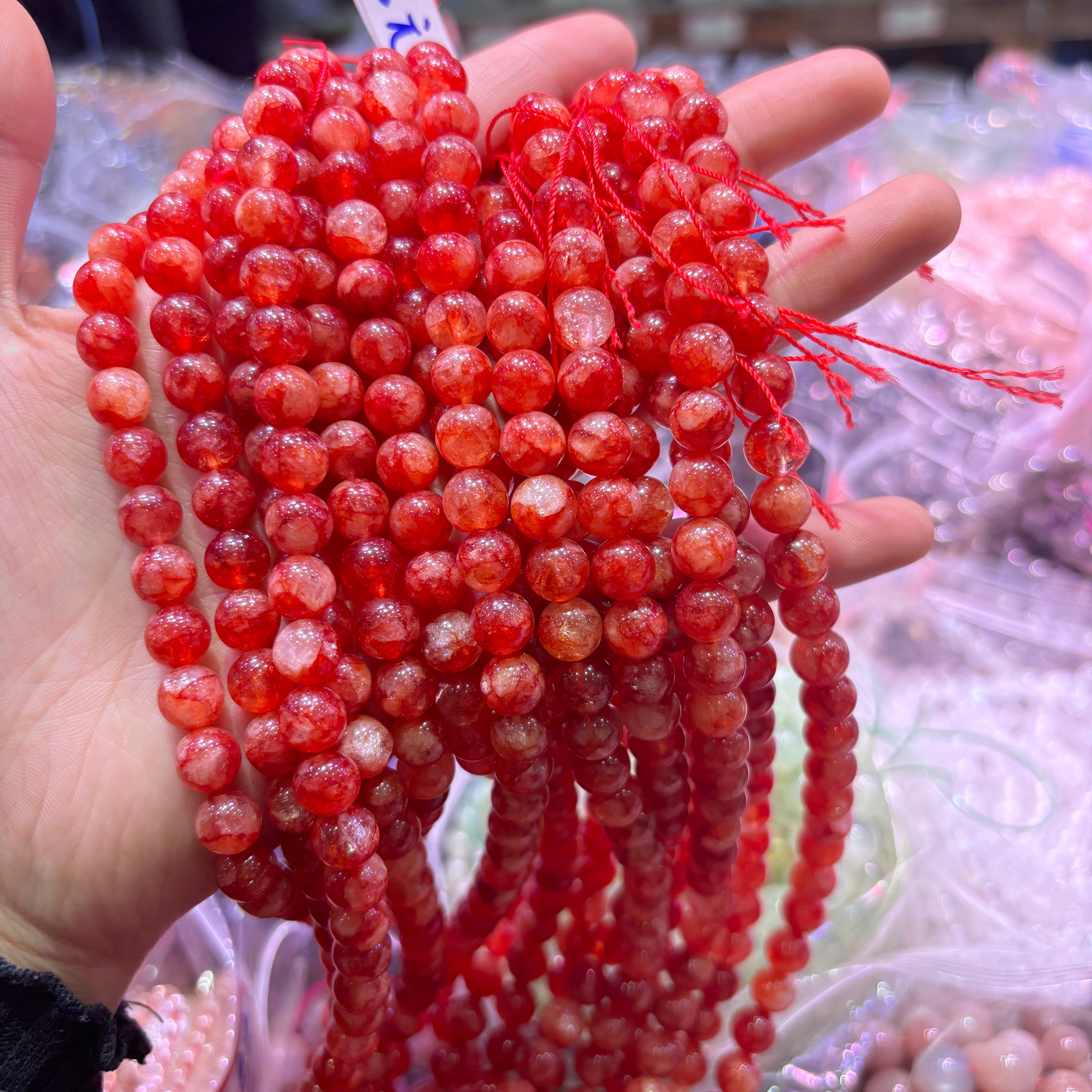 파이어 쿼츠 팔찌 6/8mm
