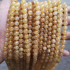 루틸 쿼츠(루틸레이티드 쿼츠) 비즈 도매 솜털 6/10mm